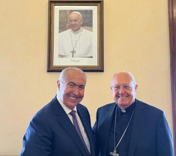 FMs meeting with cardinal Sandri 3 9 2022 360x320