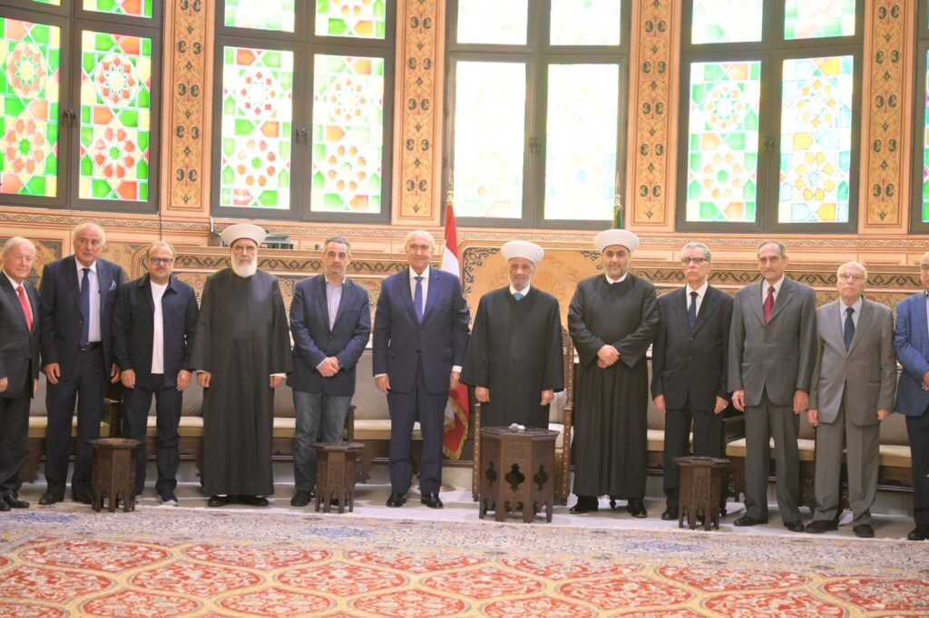 زيارة وفد من منتدى حوار بيروت مفتي الجمهورية اللبنانية سماحة الشيخ عبد اللطيف دريان