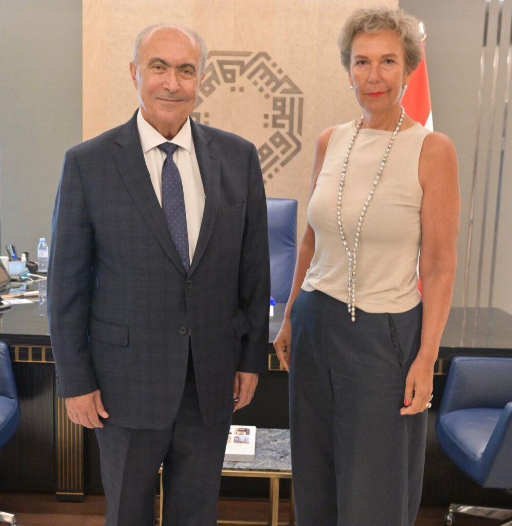 لقاء سفيرة سويسرا في لبنان ماريون ويشلت