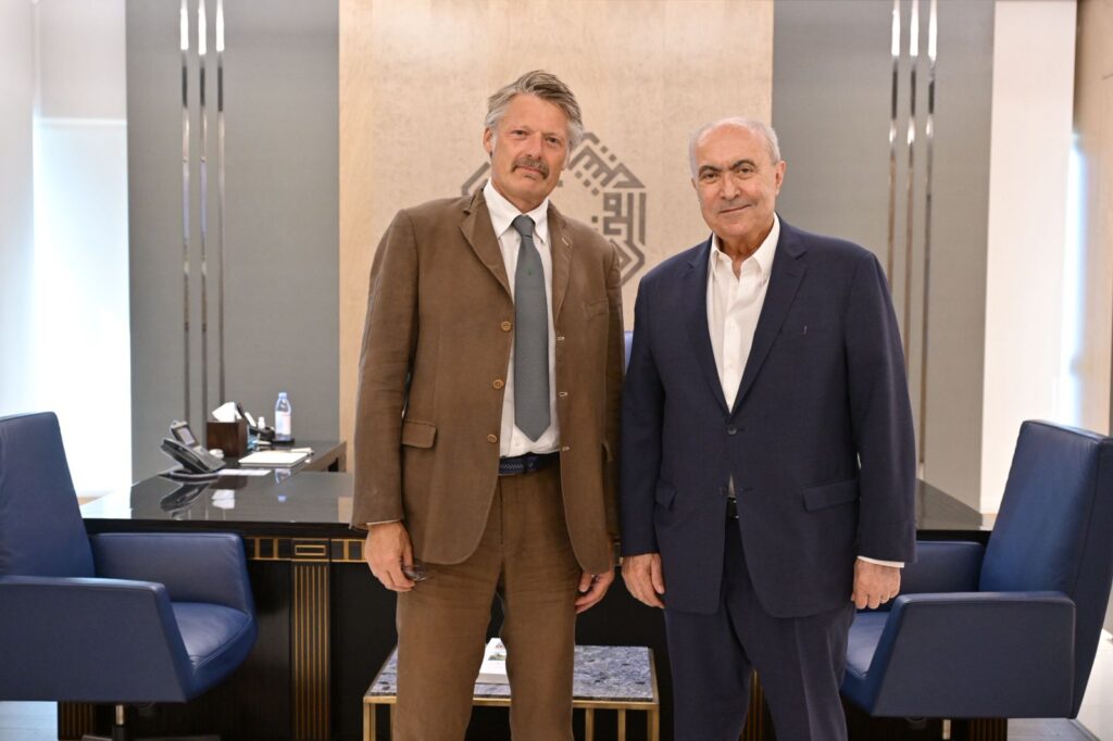 لقاء السفير الدنماركي لدى لبنان كريستوفر فيفيك