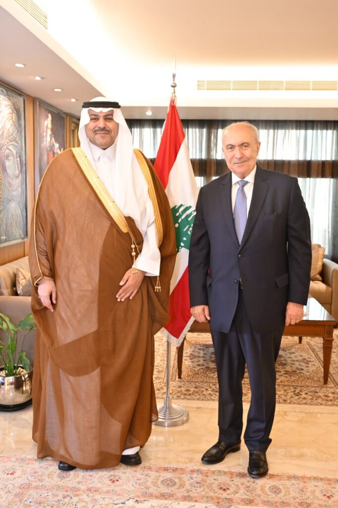 لقاء سفير المملكة العربية السعودية لدى لبنان فهد الدوسري